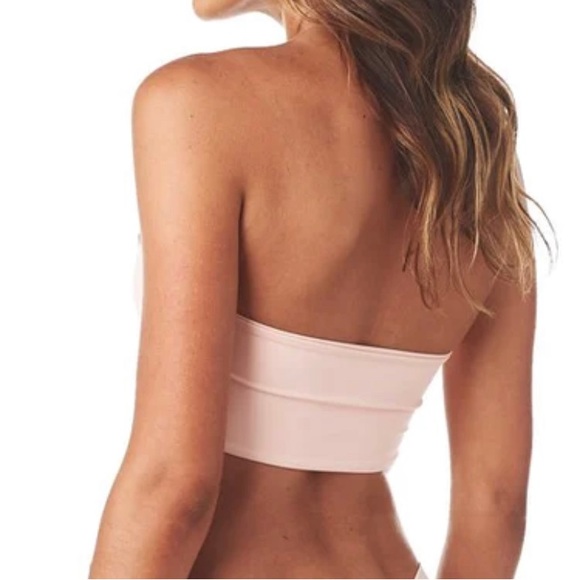 Montce Corset bikini top sz Small lace up tassels - Picture 10 of 11